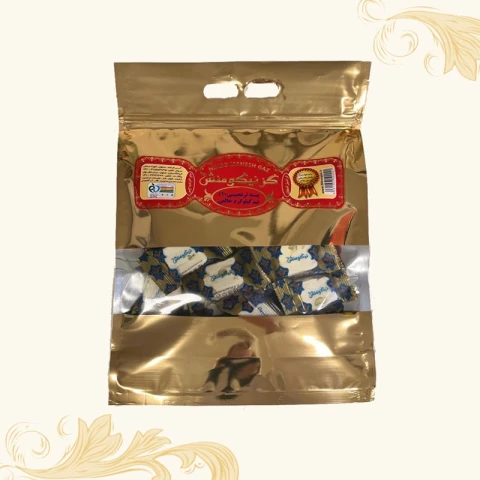 گز لقمه 10 درصد مغز پسته نیکومنش - 500 گرم