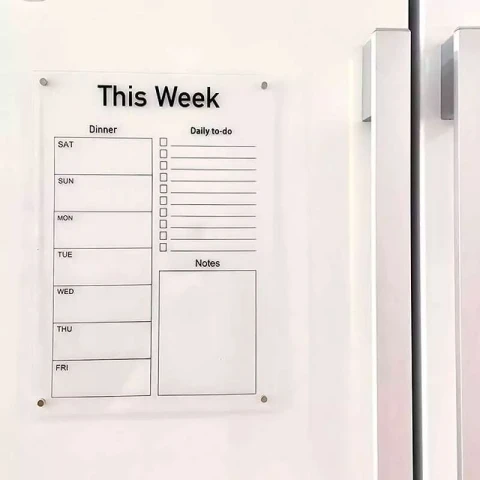 پلنر هفتگی مگنتی شفاف کامل نسخه انگلیسی کد 1001