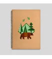 دفترچه یادداشت خرس قهوه ای