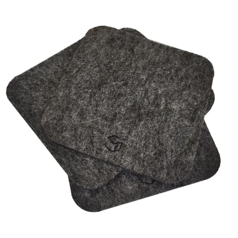 زیر لیوانی نمدی مدل دور گرد