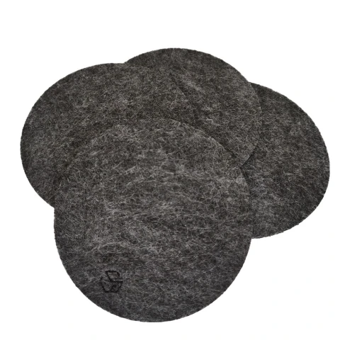 زیر لیوانی نمدی مدل گرد