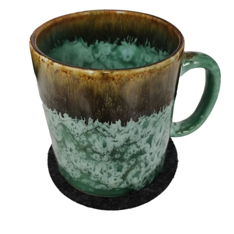 زیر لیوانی نمدی مدل گرد