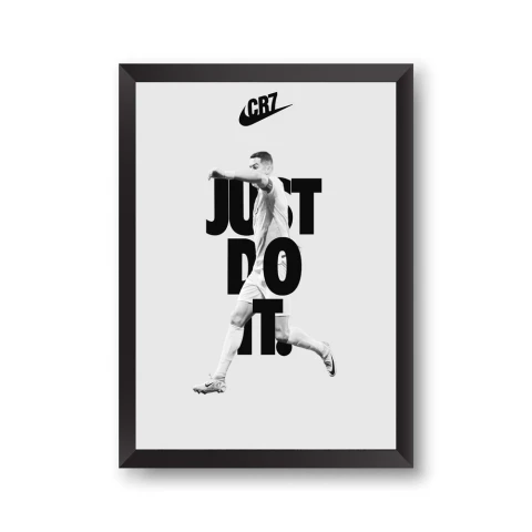 قاب عکس کریستیانو رونالدو CR7 - شعار Just Do It نایک - کد 72