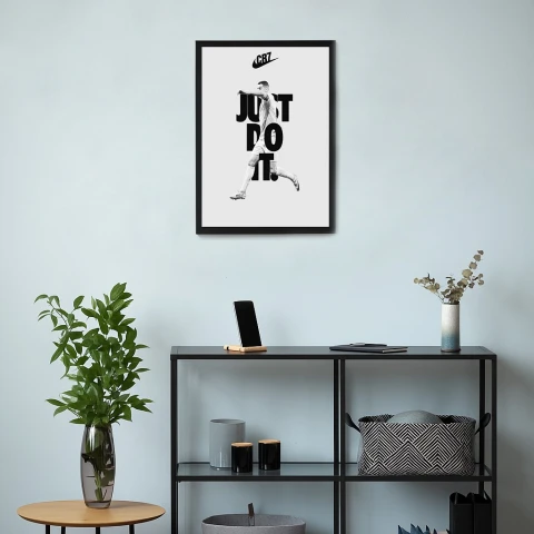 قاب عکس کریستیانو رونالدو CR7 - شعار Just Do It نایک - کد 72