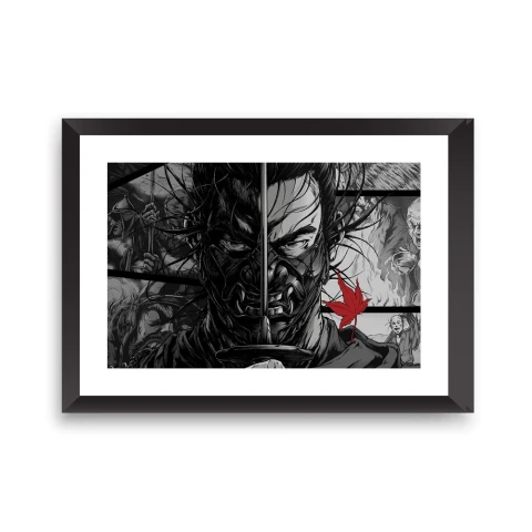 تابلو جین ساکای، روح جنگجو | Ghost Of Tsushima