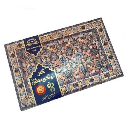 گز لقمه 10 درصد مغز پسته نیکومنش - 300 گرم
